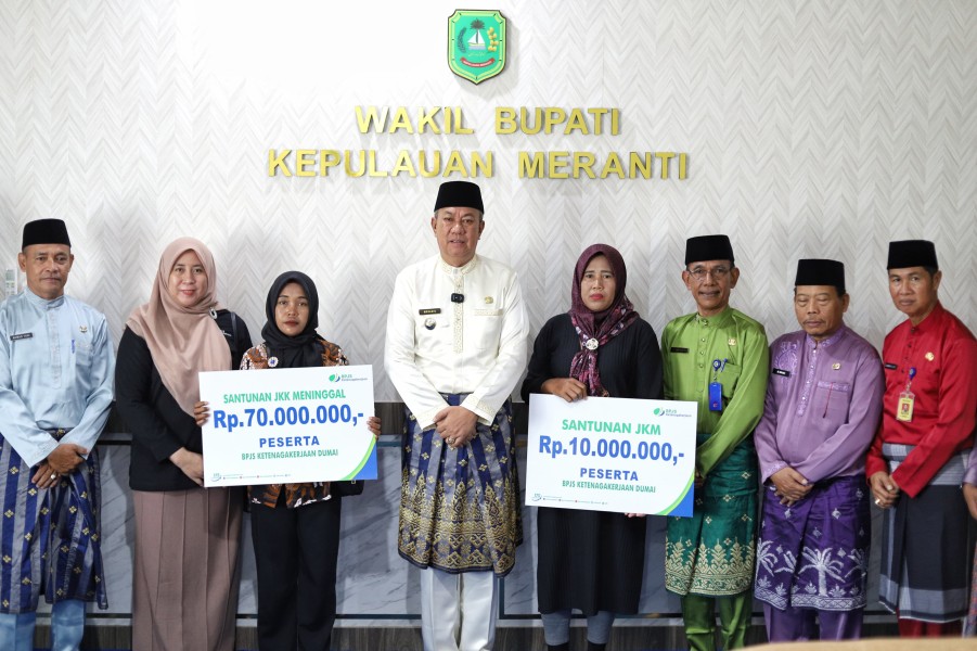 5005 Pekerja Rentan di Kepulauan Meranti Terlindungi Melalui Pembiayaan APBD