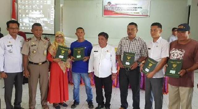 BPN Serahkan 337 Sertifikat Tanah di Kecamatan Rangsang