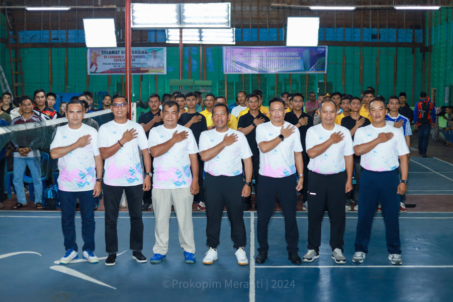 Pemkab Meranti Apresiasi Turnamen Bulu Tangkis Kapolres Cup 2024