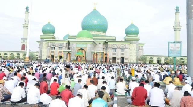 400 Lokasi Disiapkan Untuk Sholat Idul Fitri di Pekanbaru