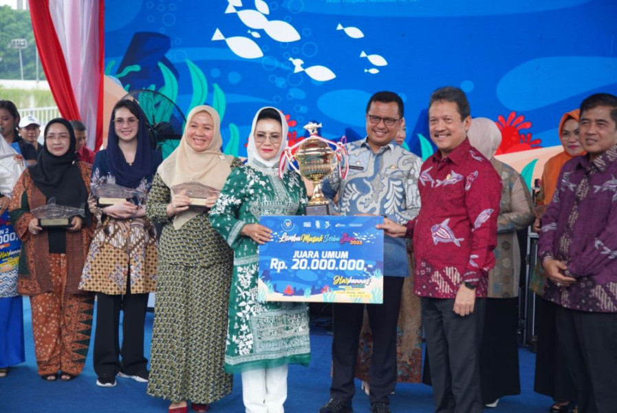 Wakili Riau, Forikan Rokan Hulu Juara Umum Lomba Masak Ikan Nasional