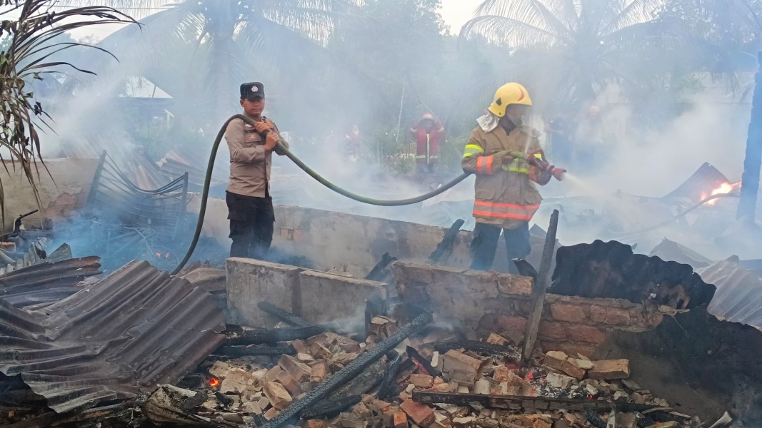 Kebakaran Rumah di Selatpanjang, Polisi Ungkap Dugaan Penyebab