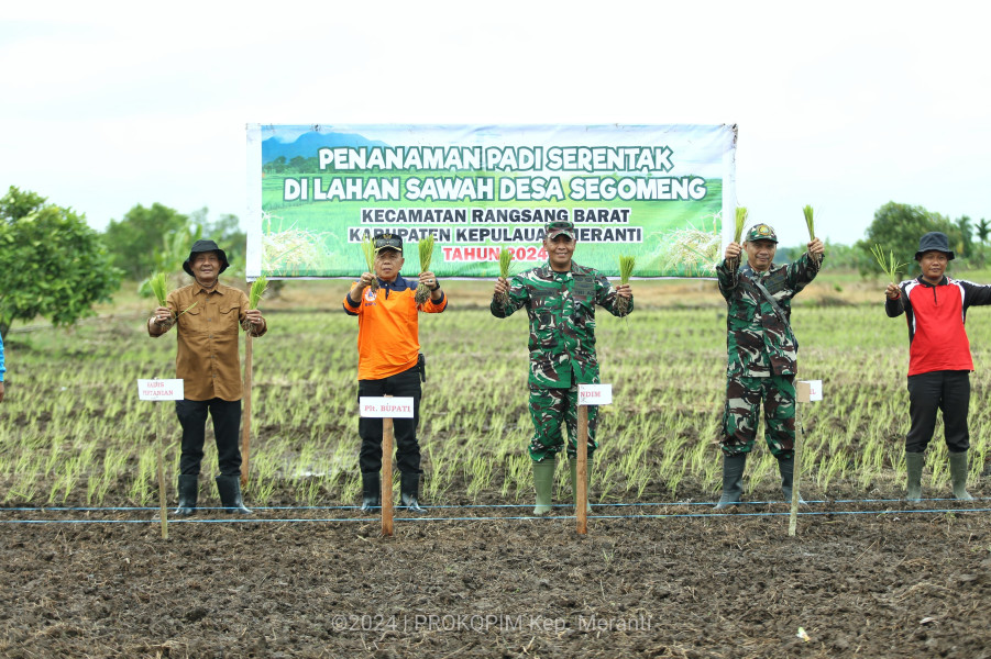 Kasdim 0303/Bengkalis Kunker ke Rangsang Barat dan Rangsang Pesisir