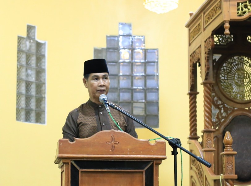 Maulid Nabi di Tebingtinggi Barat, Sekda Meranti Ingatkan Warga Soal Bahaya Karhutla