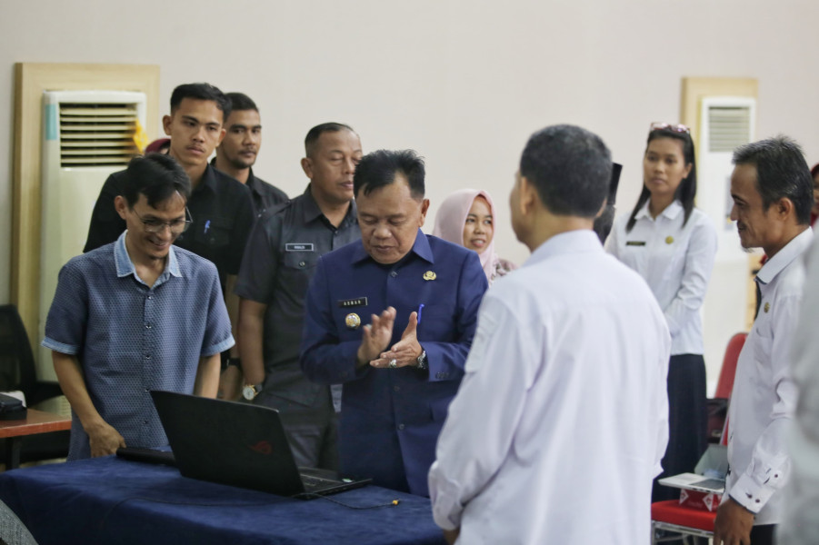 Plt Bupati Asmar Launching Aplikasi JOSS Bagi Pelaku UMKM