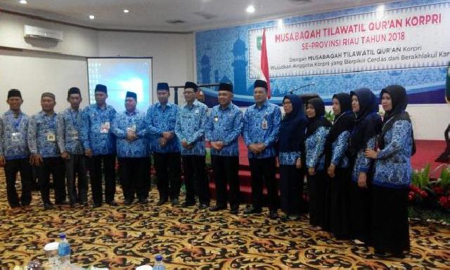 Meranti Utus Peserta MTQ Korpri Se-Provinsi Riau Ke-II