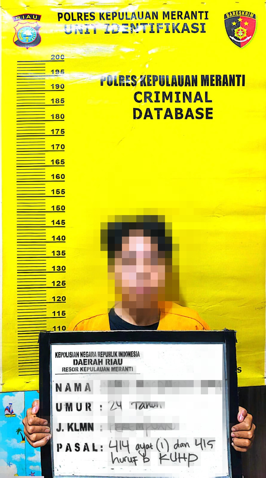 Polres Meranti Kejar dan Tangkap Pelaku Pencabulan dan Penyebaran Konten Asusila Anak di Papua