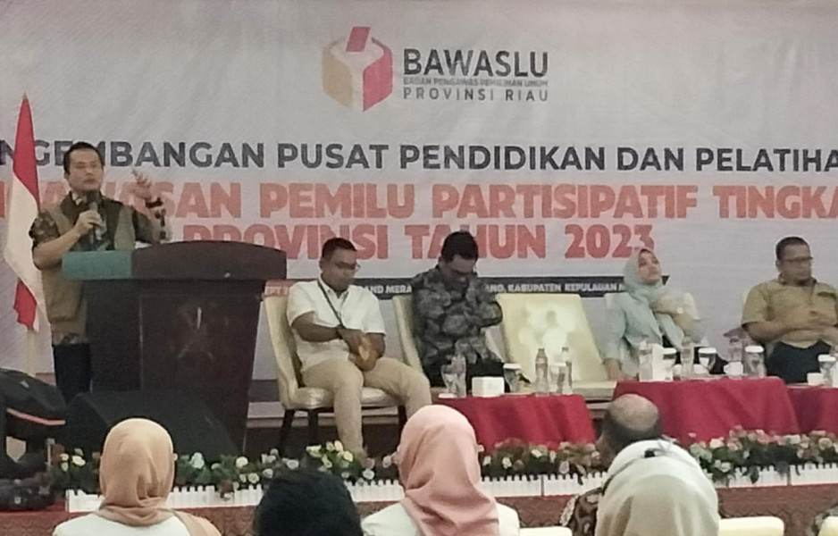 Bawaslu Riau Taja Diklat Pengawasan Pemilu Partisipatif di Kepulauan Meranti