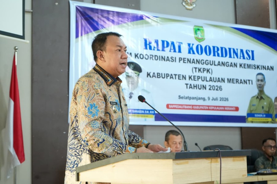 Wabup Muzamil Pimpin Rakor Penanggulangan Kemiskinan