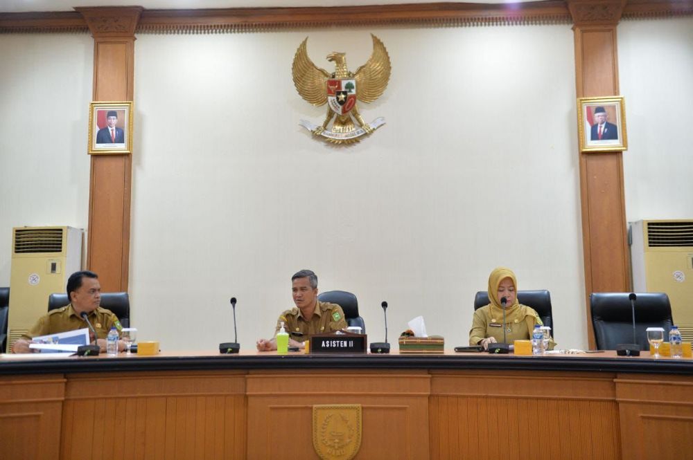 Pemprov Riau Gelar Rapat Evaluasi Percepat Realisasi Dana Sumber APBN