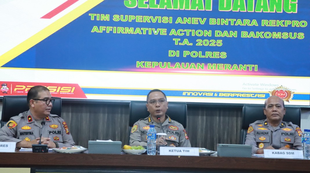 Polres Meranti Gelar Supervisi Rekrutmen Proaktif, Putra-Putri Asli Daerah Perbatasan Jadi Prioritas