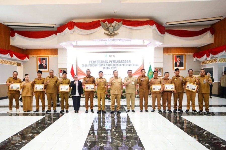 Kolaborasi KPK dan Pemprov Riau, 7 Desa Resmi Jadi Percontohan Antikorupsi