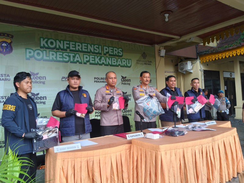 Empat Pembunuh Wanita Lansia di Rumbai Pekanbaru Berhasil Ditangkap