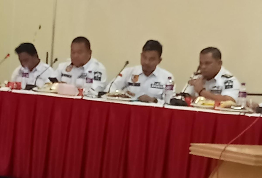 Ketua DPC APDESI Normal Harahap Pimpin Rakor Kades Se Rokan Hulu