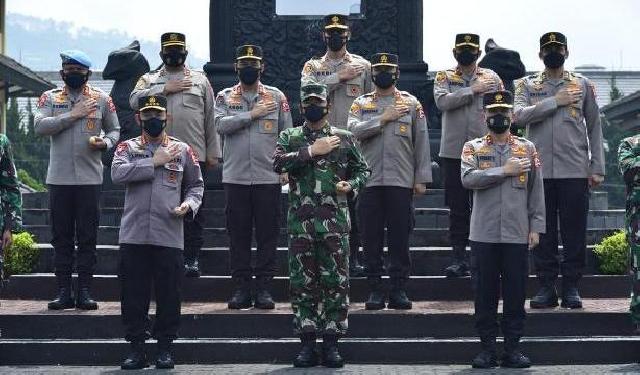 Kompak, Panglima TNI dan Kapolri Kunjungi Lembaga Pendidikan TNI dan Polri