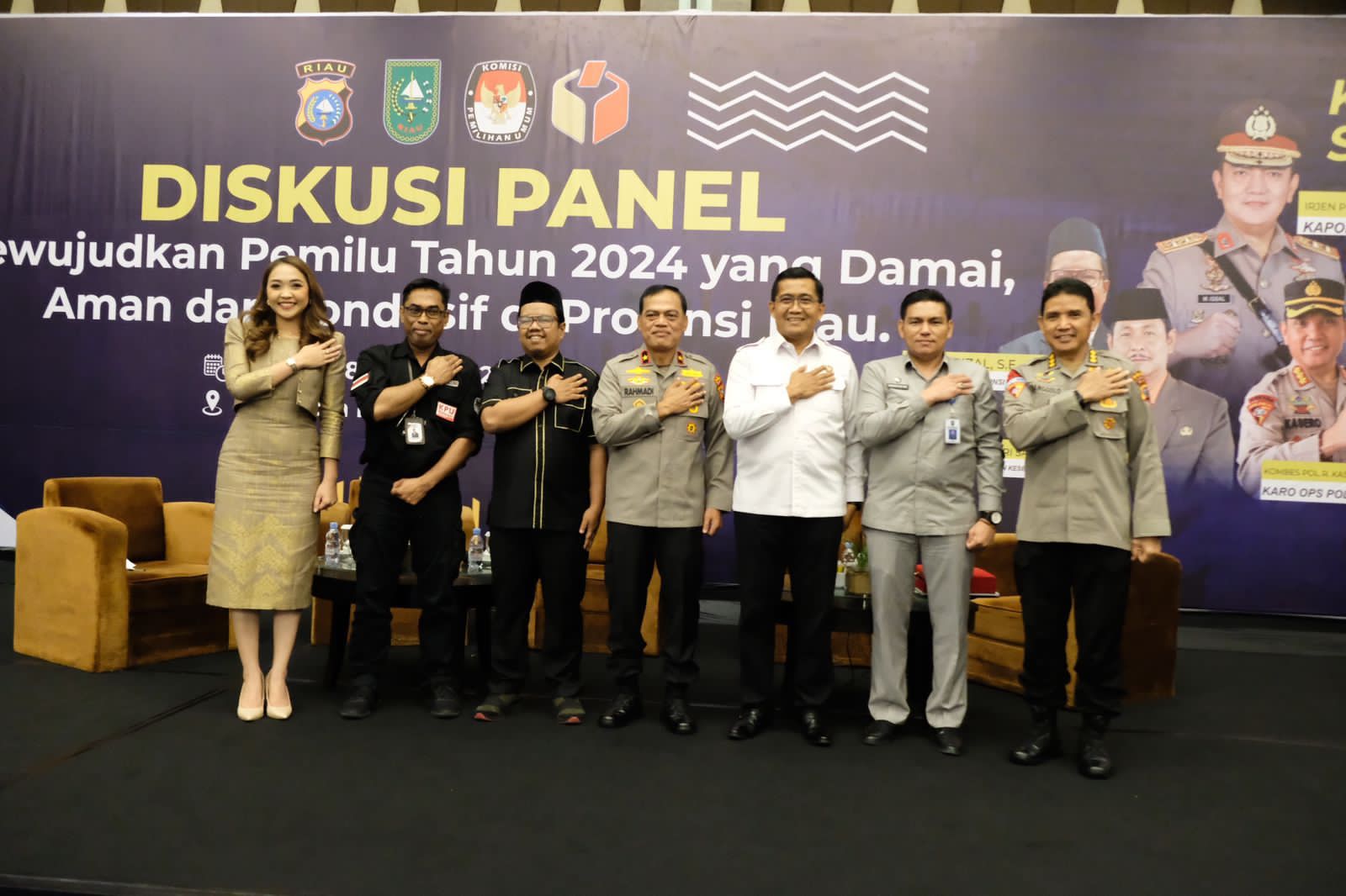 Polda Riau Inisiasi Diskusi Panel Bersama Penyelenggara dan Parpol