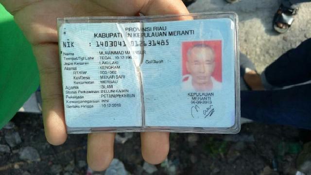 Polisi Temukan KTP Bersama Mayat yang Ditemukan di Selatpanjang