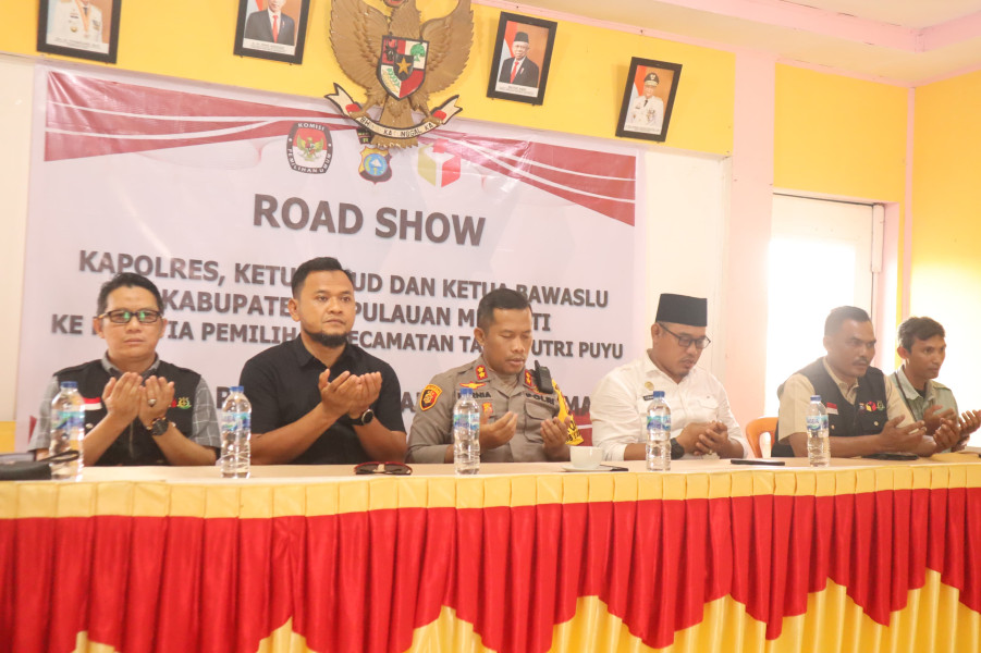 Kapolres Kepulauan Meranti Road Show Integritas dan Netralitas Pemilu 2024
