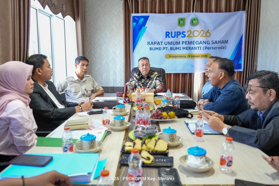 Wabup Muzamil Tekankan Pentingnya Profesionalisme Pengelolaan BUMD PT Bumi Meranti