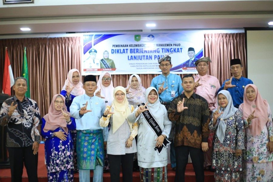 Bunda PAUD Meranti Buka Diklat Berjenjang, Perkuat Kompetensi Pengelola PAUD
