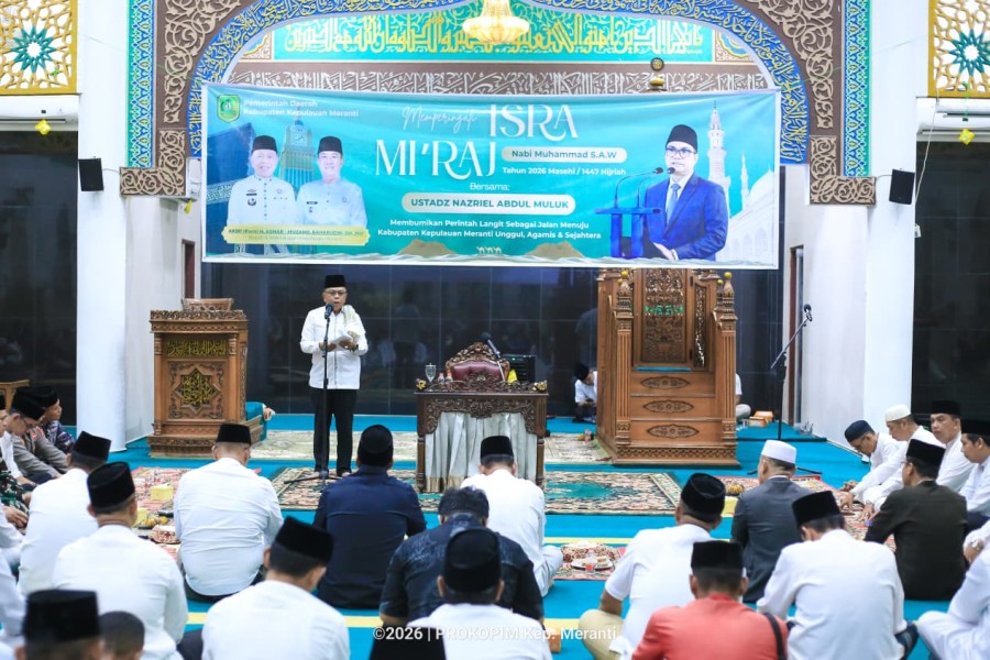 Bupati Asmar: Isra Mikraj sebagai Fondasi Kepemimpinan Jujur dan Amanah