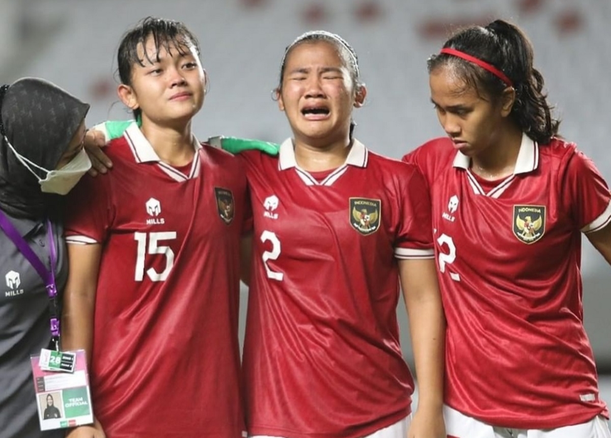 Tersingkir, Timnas Putri Indonesia U-18 Tak Kuasa Menahan Tangis