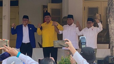 Setelah PBB, Kini PAN dan Golkar Resmi Deklarasi Dukung Prabowo