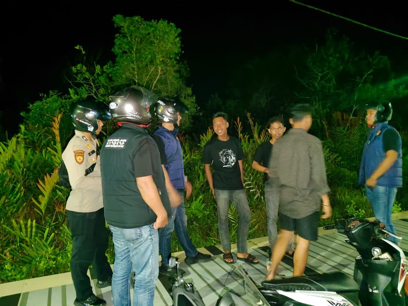 Tim Raga Polres Kepulauan Meranti Terus Sampaikan Imbauan Kamtibmas