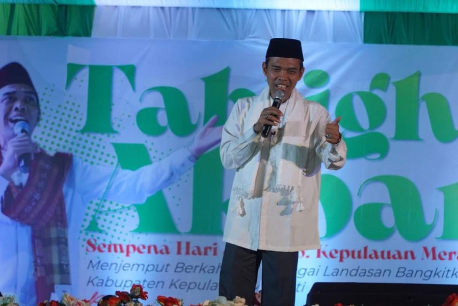 Hadirkan UAS, Tabligh Akbar HUT Meranti Dihadiri Ribuan Masyarakat