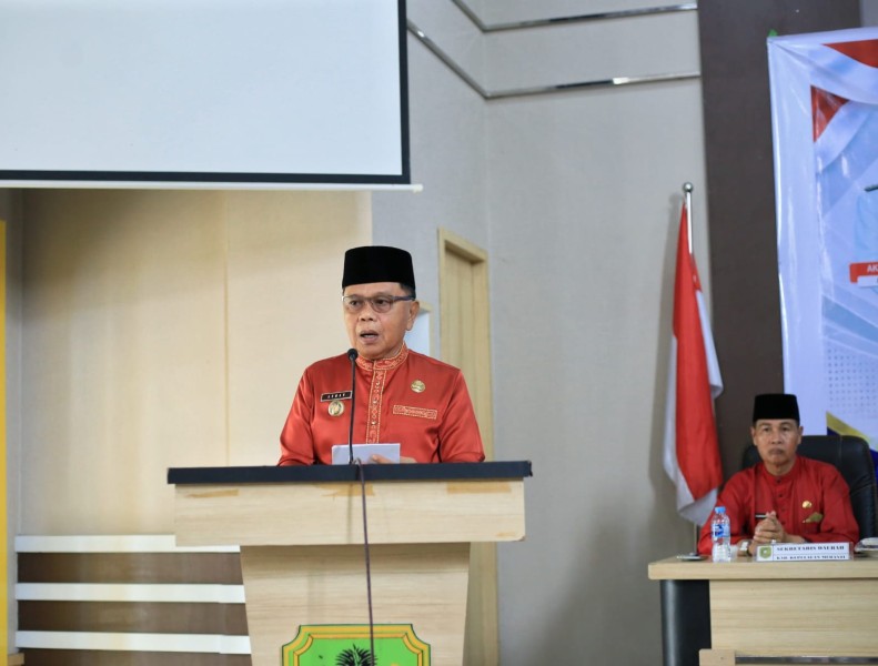 Bupati Asmar Ajak Calon Kades dan Pendukung Jaga Kondusivitas Pilkades Kepulauan Meranti 2026