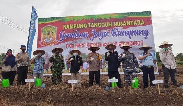 Sekda Kepulauan Meranti Hadiri Peresmian Program Kampung Tangguh Nusantara