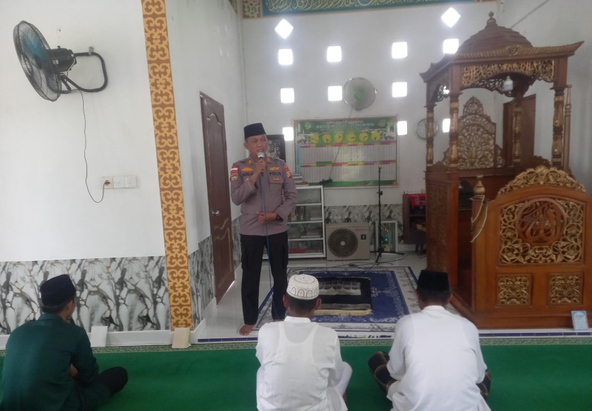 Jelang Pilkades di 12 Desa, Polres Kepulauan Meranti Lakukan Cooling System di 30 Masjid
