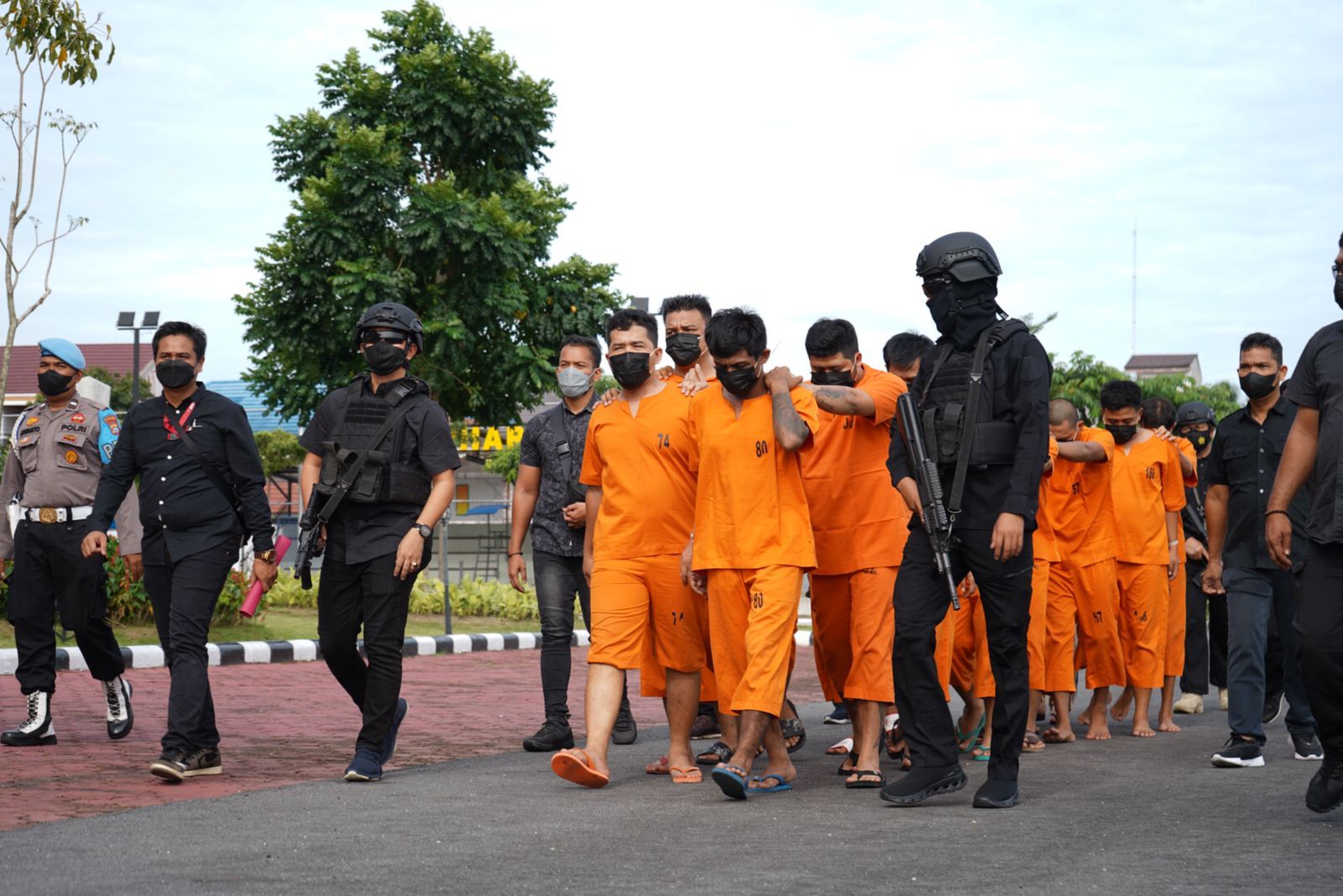 Kronologis Polisi di Riau Ungkap 203 Kg Sabu dan 404.491 Butir Ekstasi