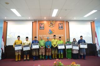 3 Kabupaten dan 7 OPD Pemprov Riau Raih Penghargaan dari BPS, Cek Daftarnya