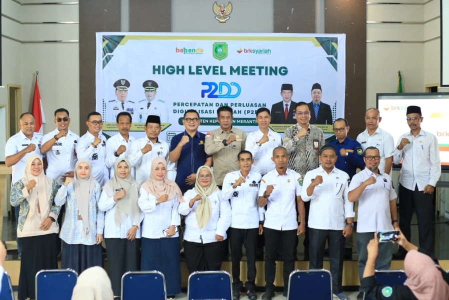 Sekda Sudandri Buka High Level Meeting TP2DD Kepulauan Meranti