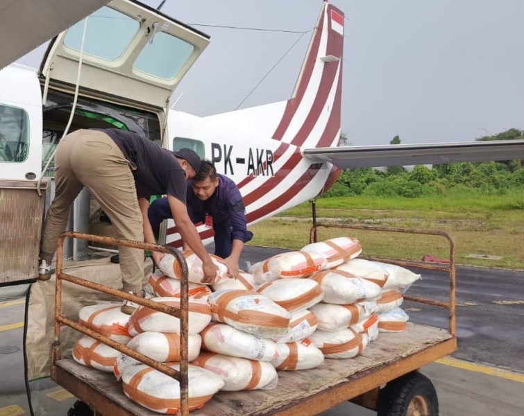 Riau Dapat Tambahan 15 Ton Garam Semai untuk Perkuat Operasi Modifikasi Cuaca