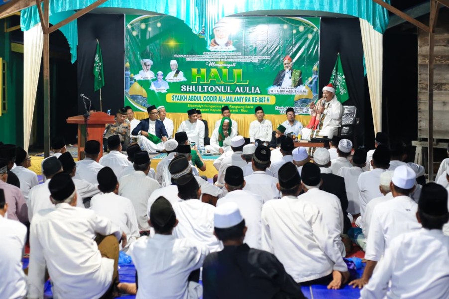Haul Akbar Syekh Abdul Qodir Al-Jailani ke-887, Pemkab Meranti Ajak Generasi Muda Teladani Ulama