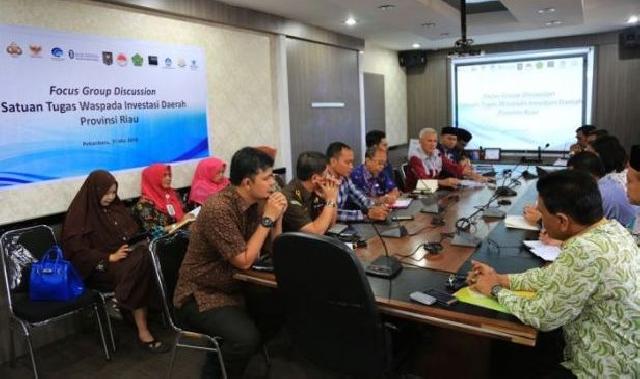 OJK Riau Gelar FGD Satuan Tugas Waspada Investasi Daerah Provinsi Riau