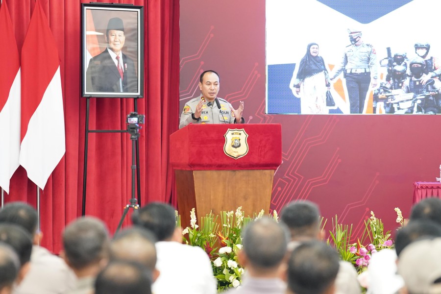Kapolda Riau Sampaikan Commander Wish Kepada Jajaran PJU, Kapolres dan Pamen