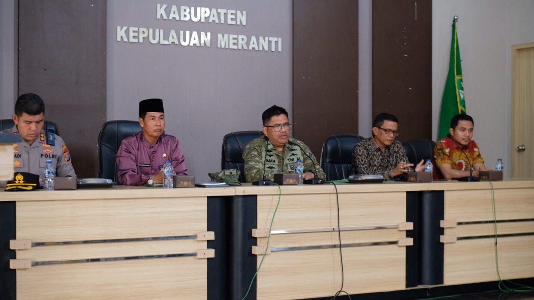 Cegah Karhutla, Pemkab Meranti Perkuat Sinergi TNI-Polri hingga Pemerintah Desa