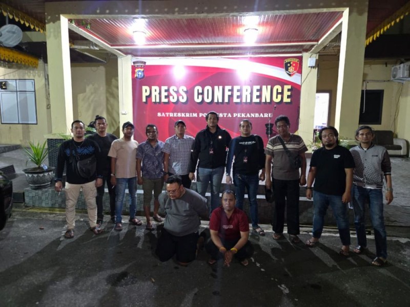 Dua Debt Kolektor di Pekanbaru Gelapkan Motor Konsumen dengan Modus Top Up