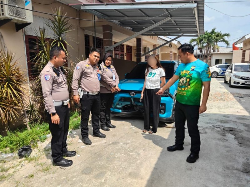 Penabrak Pekerja Marka di Jalan Nangka Pekanbaru Berhasil Ditangkap