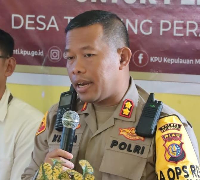 Kapolres AKBP Kurnia Setyawan Hadiri Sosialisasi PSU di Desa Tanjung Peranap