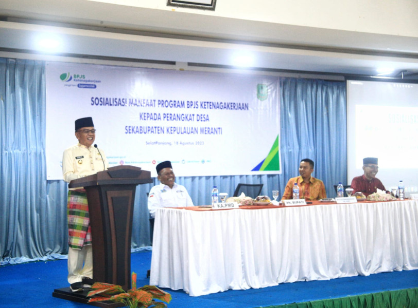 Plt Bupati Asmar Buka Sosialisasi BPJS Ketenagakerjaan