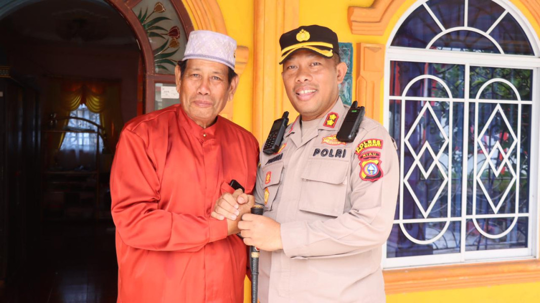 Cooling System Pilkada, Kapolres Kunjungi Ketua MKA LAMR Meranti