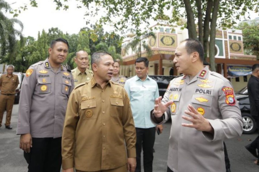 Gubernur dan Kapolda Riau Bertemu Bahas Rencana Razia Penunggak Pajak