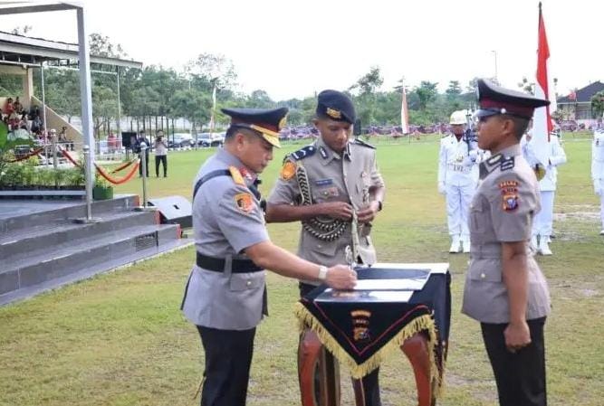 Lantik 111 Bintara Muda, Kapolda Riau: Jaga Kepercayaan Masyarakat dan Nama Baik Institusi