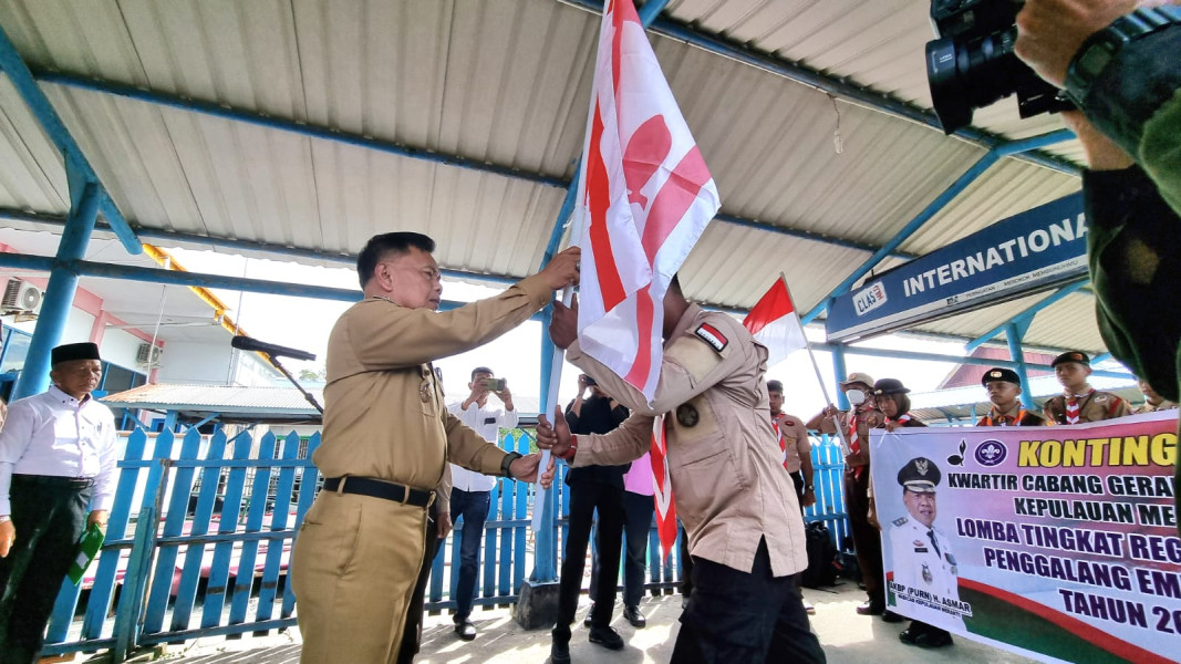 Lepas Kontingen Kwarcab Meranti, H. Asmar : Ini Suatu Kebanggaan