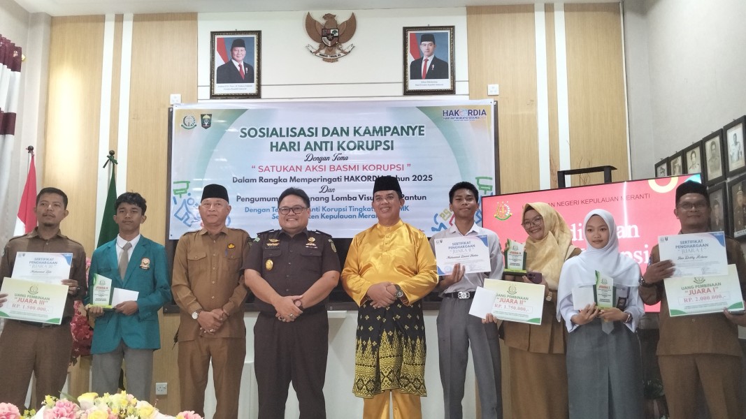 Kejari Kepulauan Meranti Semarakkan Hakordia 2025 dengan Lomba Pantun Antikorupsi