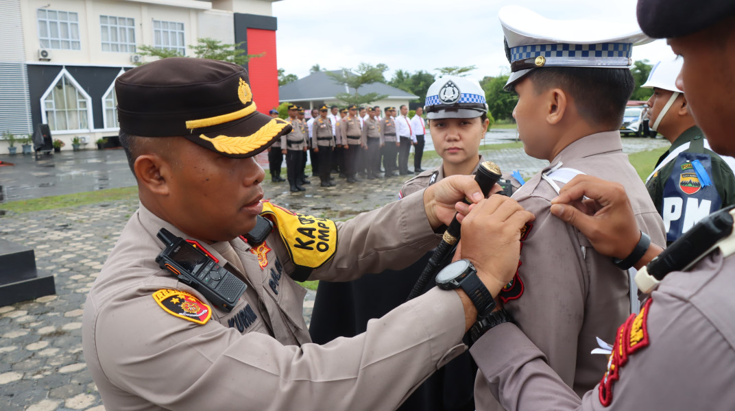 Kapolres Meranti Imbau Tertib Aturan Berlalu Lintas Dalam Berkampanye